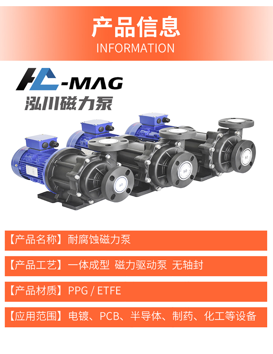 高揚程32口徑耐酸堿磁力泵